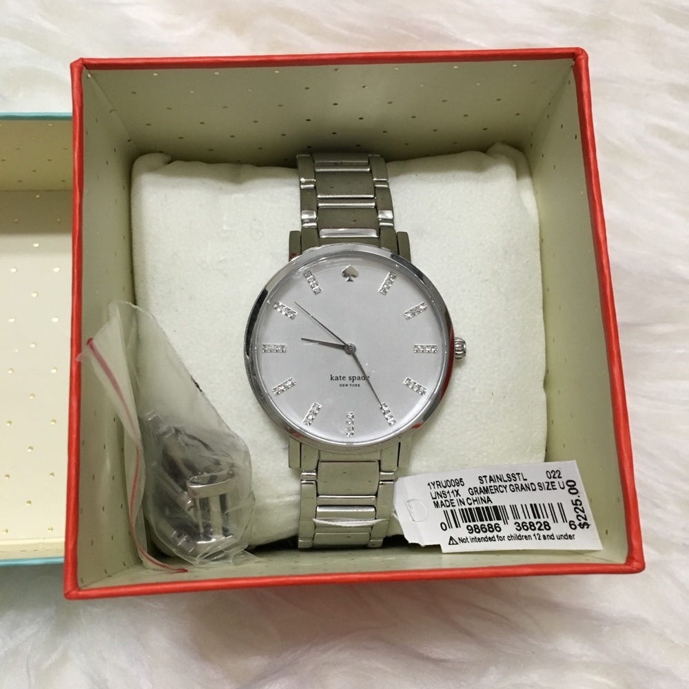 Kate Spade Gramercy Grand Pavé Crystal Watch